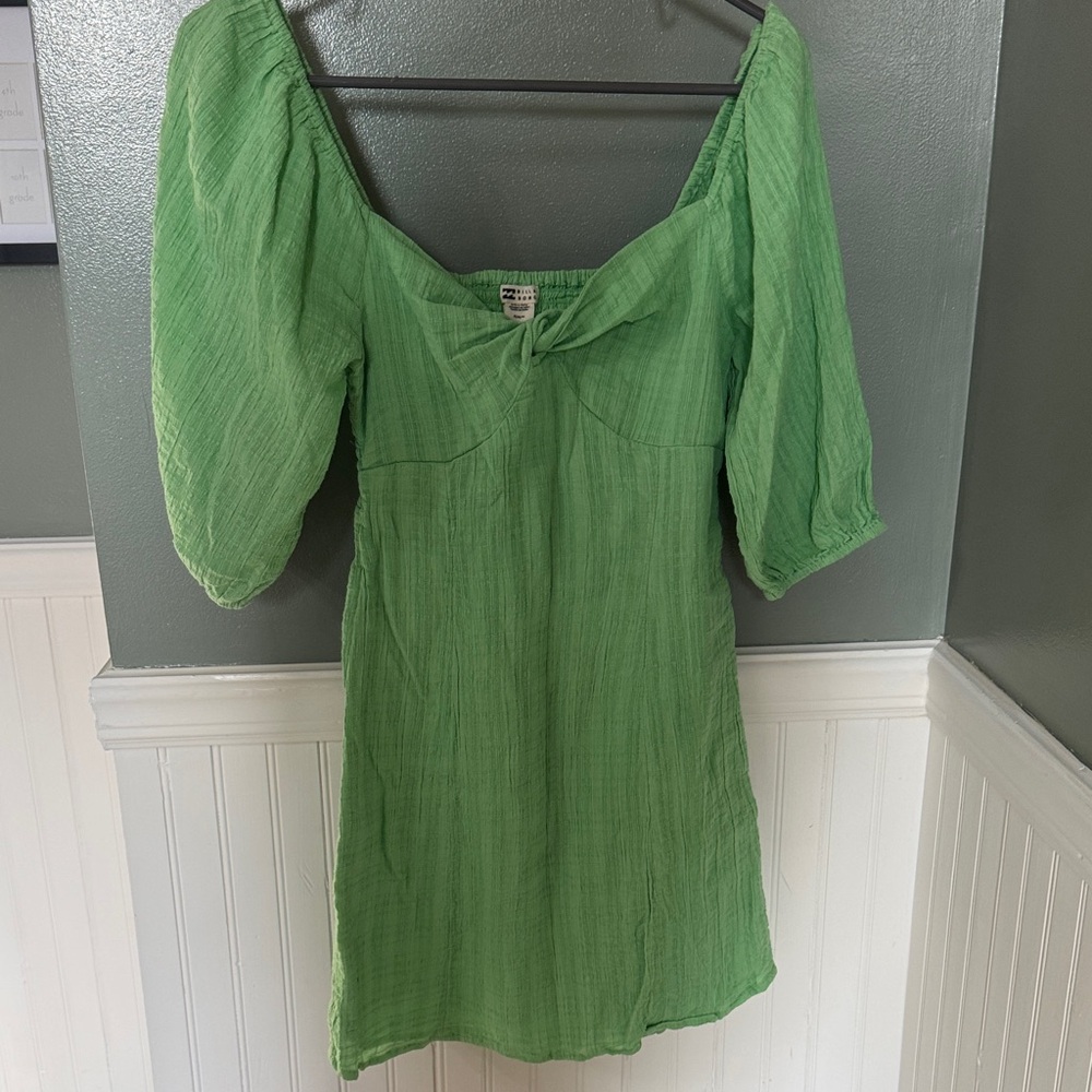 Billabong Light Green Textured Dress